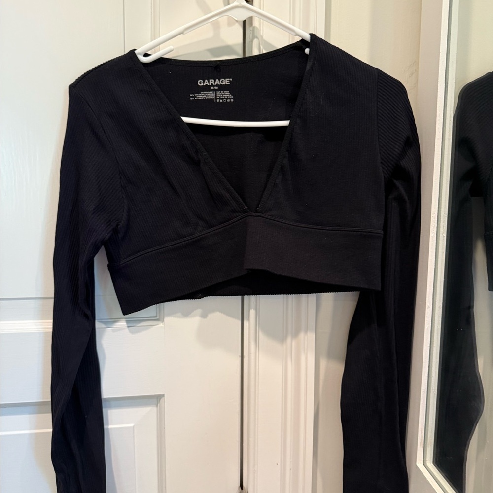 Garage Black Women's Crop Top